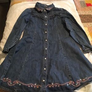 Gymboree size 12 jean dress